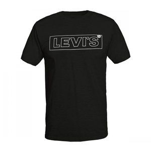 NWT Levi's Men's Boxtab Logo Graphic T-Shirt Tee 2XL Black